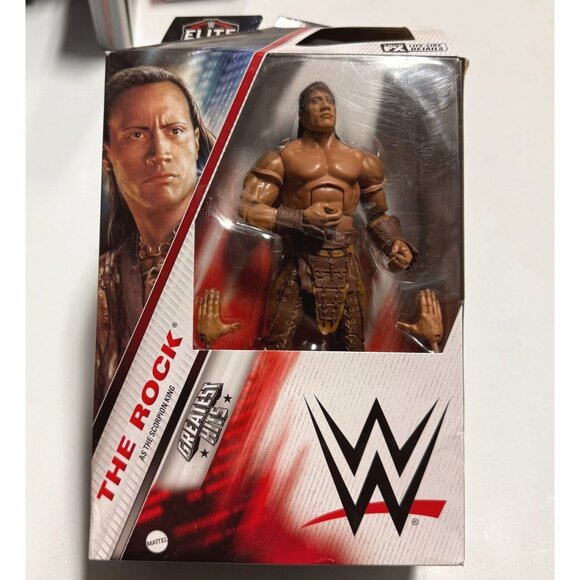 WWE Elite the Rock as the Scorpion King Action Figure 6 inch w/ Accessories - Picture 1 of 6
